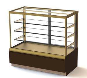 ВИТРИНА КОНДИТЕРСКАЯ KC70 VM 0,9-1 0102-0109 (ВХСВ-0,9Д CARBOMA CUBE) КОРИЧ.-ЗОЛОТОЙ 1801933p
