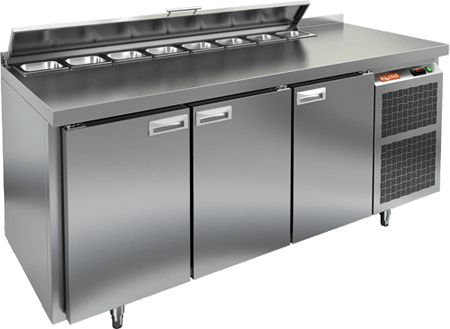 СТОЛ ДЛЯ САЛАТОВ HICOLD SL2-111GN С КРЫШК.