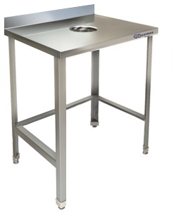 СТОЛ ДЛЯ СБОРА ОТХОДОВ ПРИСТЕННЫЙ KAYMAN СП-455/0606