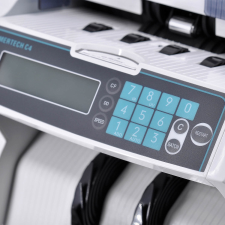 Мультивалютный счетчик банкнот  MERTECH C-4 White