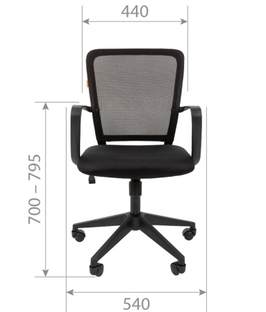 Офисное кресло Chairman 698 TW-69 красный