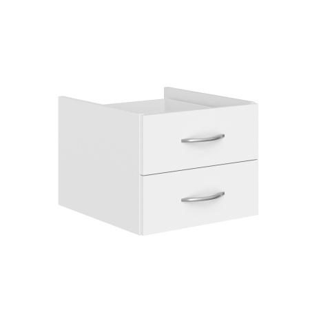 Тумба подвесная с 2-мя ящиками SC-2V.1 Белый 403х446х323 SIMPLE