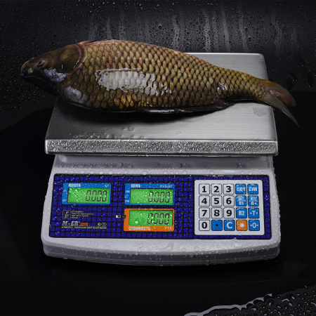 Торговые настольные весы M-ER 329 AC-15.2 IP67 "Fisher" LСD Торговые настольные весы M-ER 329 AC-15.2 IP67 "Fisher" LСD