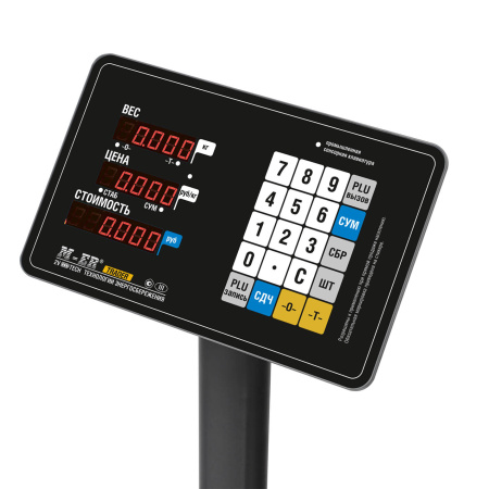 Торговые напольные весы M-ER 333 ACP-60.10/20 "TRADER" с расч. стоимости LED с RS-232 Торговые напольные весы M-ER 333 ACP-60.10/20 "TRADER" с расч. стоимости LED с RS-232