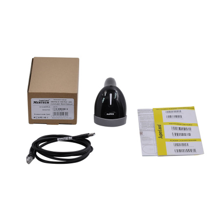 Проводной сканер штрих-кода MERTECH 1300 P2D SUPERLEAD черный 2 m cable