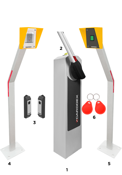 Комплект автоматического шлагбаума "RBM-L Оптимум RFID"