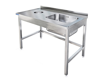 СТОЛ ДЛЯ ГРЯЗНОЙ ПОСУДЫ KAYMAN ДЛЯ П/М TATRA СПМ-123/1207 ЛЕВЫЙ