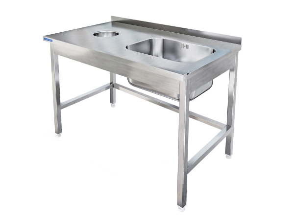 СТОЛ ДЛЯ ГРЯЗНОЙ ПОСУДЫ KAYMAN ДЛЯ П/М TATRA СПМ-123/1207 ЛЕВЫЙ